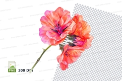 Vibrant gerbera daisy clipart png Product Image 1