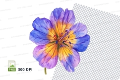 Colorful flower clipart png Product Image 1