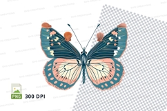 Colorful butterfly clipart png Product Image 1