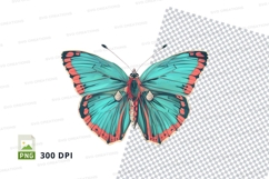 Vibrant butterfly clipart png Product Image 1