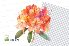 Vibrant flower bouquet clipart png Product Image 1