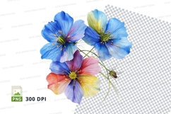 Colorful butterfly clipart png Product Image 1