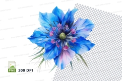Colorful flowers clipart png Product Image 1