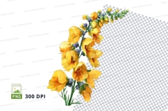 Bright yellow flowers clipart png Product Image 1