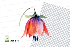 Vibrant watercolor flower Product Image 1