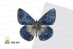 Blue butterfly clipart png Product Image 1