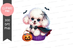 Halloween poodle clipart png Product Image 1