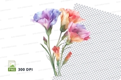 Colorful flowers clipart png Product Image 1
