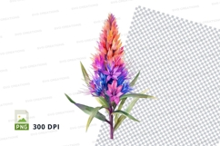 Colorful flower clipart png Product Image 1