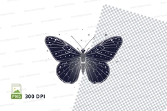 Galactic butterfly clipart png Product Image 1
