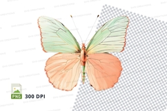 Elegant butterfly clipart png Product Image 1