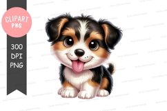 Cute puppy clipart png Product Image 1