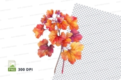 Autumn leaves clipart png Product Image 1