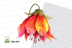 Vibrant flower clipart png Product Image 1