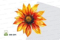 Bright sunflower clipart png Product Image 1