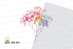 Colorful flower bouquet clipart png Product Image 1