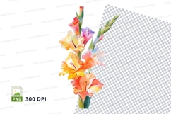 Vibrant flower bouquet clipart png Product Image 1