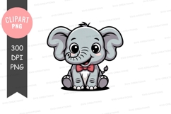 Cute cartoon elephant Product Image 1