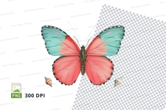 Beautiful butterfly clipart png Product Image 1