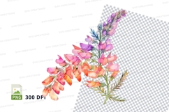 Colorful flower clipart png Product Image 1