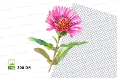 Pink flower clipart png Product Image 1