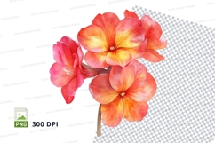 Brightly colored flowers clipart png Product Image 1