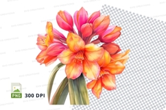 Vibrant bouquet of flowers clipart png Product Image 1