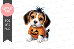 Halloween puppy clipart png Product Image 1