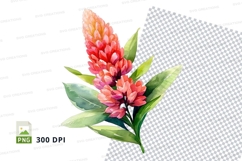 Vibrant flower clipart png Product Image 1