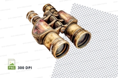 Antique binoculars clipart png Product Image 1