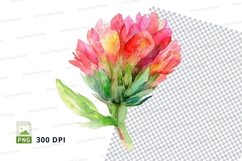 Vibrant pink flower clipart png Product Image 1