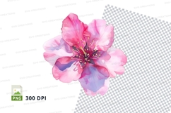 Pink flower clipart png Product Image 1