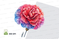 Colorful flower clipart png Product Image 1