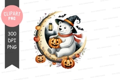 Halloween bear clipart png Product Image 1