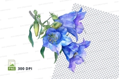 Blue bell flowers clipart png Product Image 1