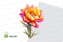 Vibrant desert flower clipart png Product Image 1