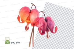 Vibrant blooming flowers clipart png Product Image 1