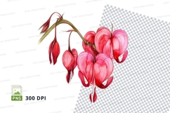 Vibrant pink flowers clipart png Product Image 1