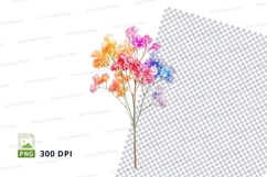Colorful flower bouquet clipart png Product Image 1