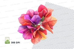 Colorful leaves clipart png Product Image 1