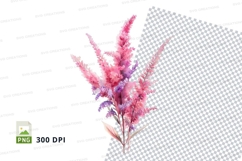 Delicate pink floral clipart png Product Image 1