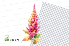 Vibrant flower bouquet clipart png Product Image 1