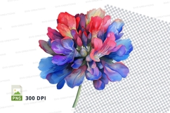 Colorful flower clipart png Product Image 1