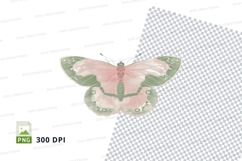 Delicate pastel butterfly clipart png Product Image 1