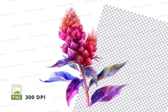 Vibrant flower clipart png Product Image 1