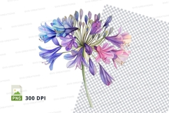 Vibrant flower clipart png Product Image 1