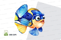 Cartoon fish clipart Product Image 1
