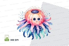 Whimsical jellyfish clipart Product Image 1