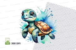 Playful sea turtle Product Image 1