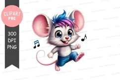 Dancing mouse clipart png Product Image 1
